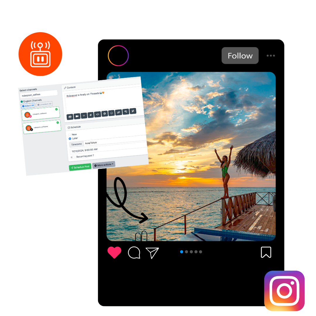 Robopost for Instagram Account