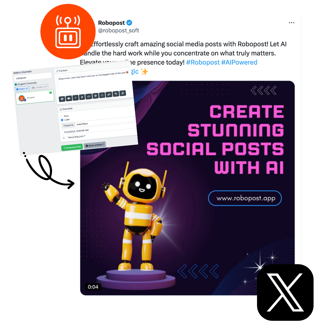 Robopost for X Account