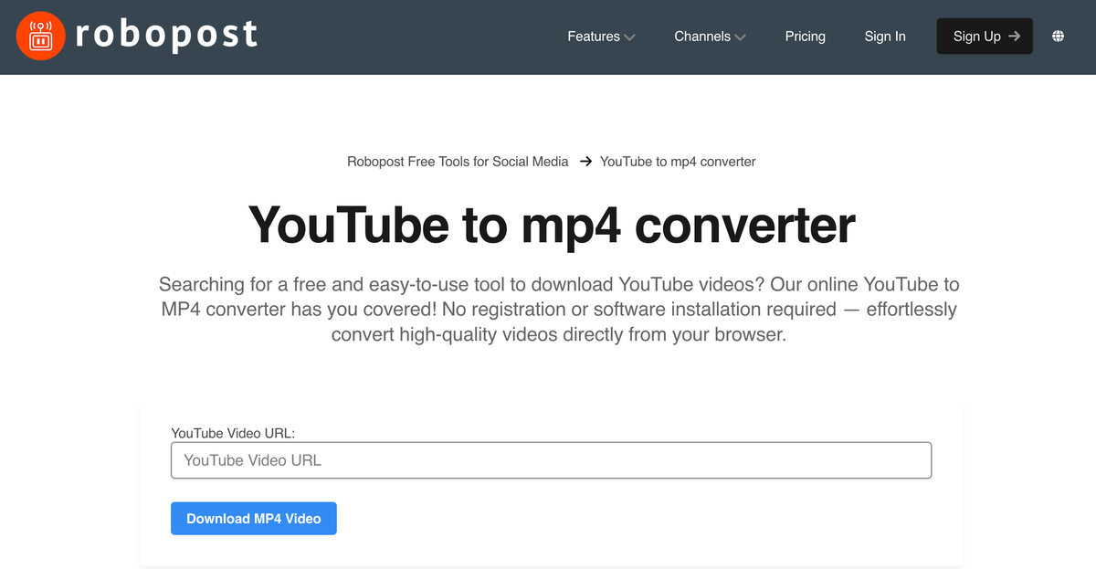 Convert any youtube video best sale