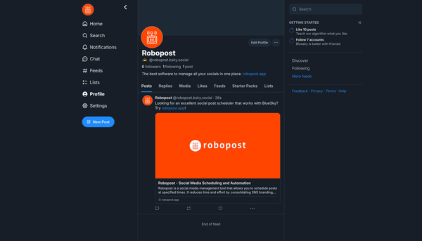 Announcing Bluesky Integration: Robopost Expands Social Media Horizons!